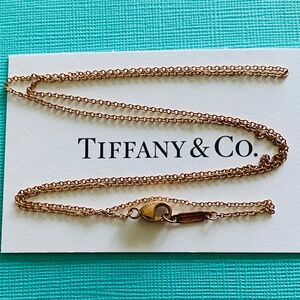 Tiffany Co Rubedo chain 18” new in box